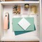 Martha Stewart Brody Clear Plastic Storage Organizer Bins W/ White Engineered Wood Lid, 3 Pack Small, 3.75in x 3in BE-PB4517-3WD-CL-WH-MS - alternate 8